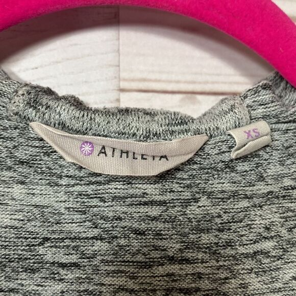 Athleta Womens  Heather Grey Batwing & Robin Thumbhole Full Zip Basic Jacket - Picture 6 of 16
